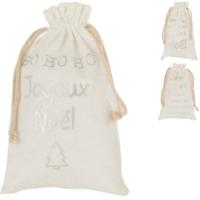 J-Line tas kerst frans 28 cm 3 assorti | 36 stuks - thumbnail