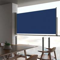 VidaXL Tuinscherm uittrekbaar 80x300 cm blauw - thumbnail