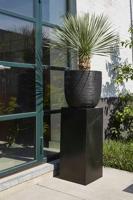 Capi Pilaar Smooth 36x36x79cm Zwart - thumbnail