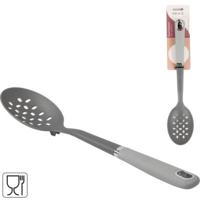 Sola serveerlepel geperforeerd grijs 33 cm | 48 stuks - thumbnail
