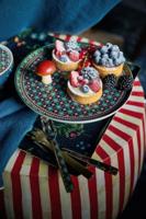 Pip Studio Taartplateau Klein Clover Groen 21cm - thumbnail