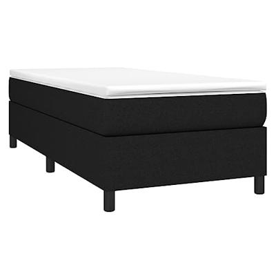 Boxspring bed 80x200 cm stof zwart