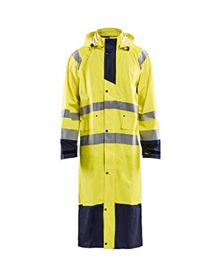 Blåkläder Regenjas High-Vis LEVEL 1 43252000 | High-Vis Geel/Marineblauw | Maat S - 7330509571286 Blåkläder Regenjas High-Vis LEVEL 1 43252000 | High-Vis Geel/Marineblauw | Maat S - 7330509571286