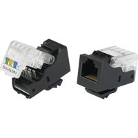 TRU COMPONENTS 93014c936 Modulaire bus, zonder gereedschap Bus, recht Zwart 1 stuk(s) - thumbnail