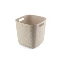 Curver softex opbergmand cube krijtwit - thumbnail