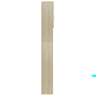 VidaXL Wasmachinekast 64x25,5x190 cm bewerkt hout sonoma eikenkleurig VidaXL Wasmachinekast 64x25,5x190 cm bewerkt hout sonoma eikenkleurig