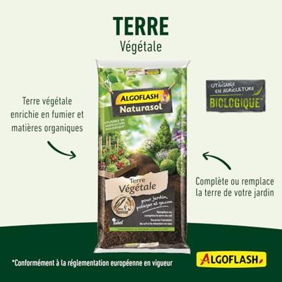 Verrijkt geweldig land - Algoflash Naturasol - 40 l