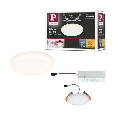 Paulmann 92387 EB Panel Veluna VariFit LED-inbouwlamp LED 4.50 W Satijn Paulmann 92387 EB Panel Veluna VariFit LED-inbouwlamp LED 4.50 W Satijn