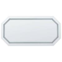 Beliani - LOCMARIAQUER - LED-spiegel - Zilver - Glas - thumbnail