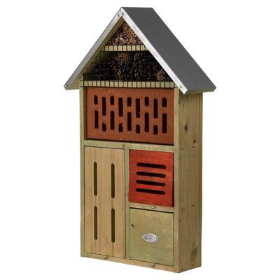 Insectenhotel met steen XL