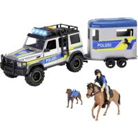 Dickie Toys Mercedes Benz Police Horse trailer Kant-en-klaar model Hulpdienstvoertuig (model) - thumbnail