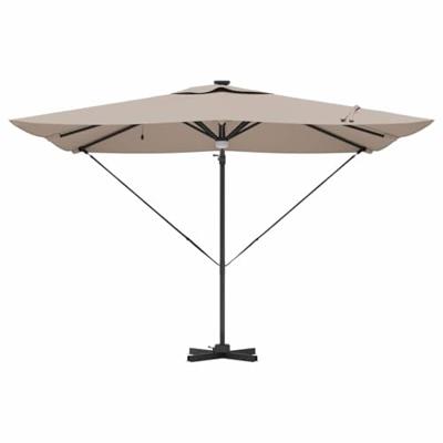 VidaXL Roma parasol taupe 286 x 284 x 270 cm aluminium en polyester