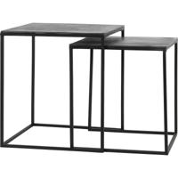 Bijzettafel Papel set van 2 antraciet - thumbnail
