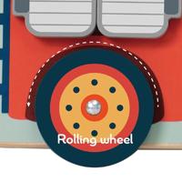 Classic World houten speelbord brandweer - thumbnail