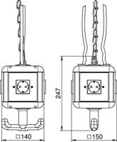 OBO Bettermann 6109802 Custom module Zwart 1 stuk(s) - thumbnail
