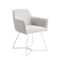 Jesper Home Eetkamerstoel 'Hofu' Beehive White, kleur Checkers Charm - thumbnail