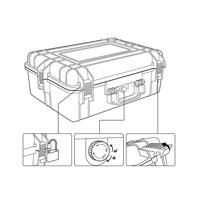 TOOLCRAFT Outdoorkoffer 1 stuks Universeel (l x b x h) 569 x 425 x 215 mm - thumbnail