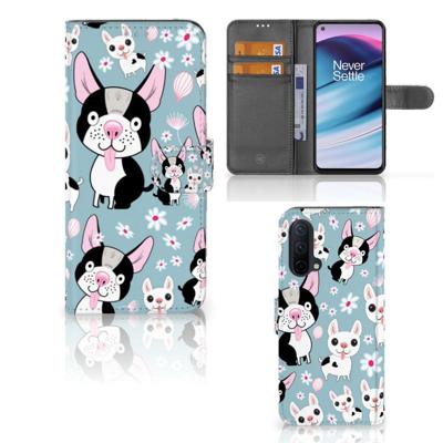 OnePlus Nord CE 5G | Telefoonhoesje | Met pasjeshouder | Hondjes OnePlus Nord CE 5G | Telefoonhoesje | Met pasjeshouder | Hondjes