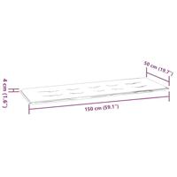 Tuinbank Kussen Floral Groen 150 x 50 x 4 cm Oxford stof - thumbnail