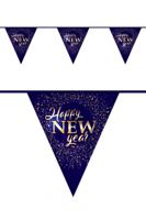 Vlaggenlijn Happy New Year hotstamp 6m - thumbnail