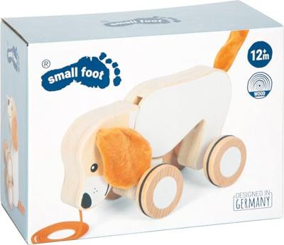 Small Foot - houten trekhond met knisperende oren Small Foot - houten trekhond met knisperende oren