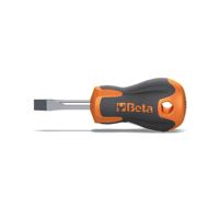 Beta 1201EN 6,5X30 Evox schroevendraaiers voor sleufsschroeven | extra-korte uitvoering | verchroomd | tip gebruneerd - 012011106 012011106 - thumbnail