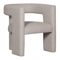 WOOOD Fauteuil 'Tiwa' Bouclé, kleur Beige - thumbnail