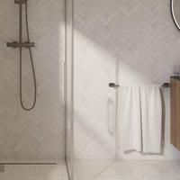 Ben Mykanto handdoekbeugel 60x7x3,9cm geborsteld zwart - thumbnail