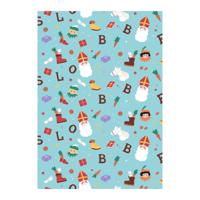 Lobbes sinterklaas inpakpapier, 5mtr. - thumbnail
