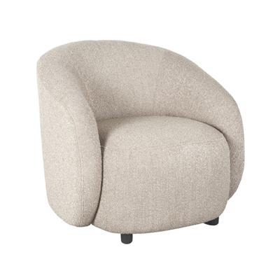 LABEL51 Fauteuil Alby - Beige - Chicue Boucle
