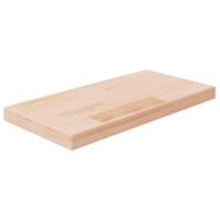 Plank 40x20x2,5 cm onbehandeld massief eikenhout - thumbnail