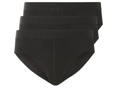 LIVERGY Herenslips 3-pack (Zwart, S)