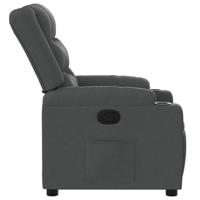 Fauteuil verstelbaar stof donkergrijs - thumbnail