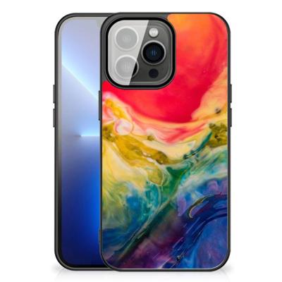 Kleurrijke Telefoonhoesje iPhone 13 Pro Max Watercolor Dark