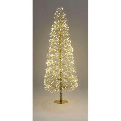 Kerstboom Home ESPRIT Gouden 40 x 40 x 120 cm