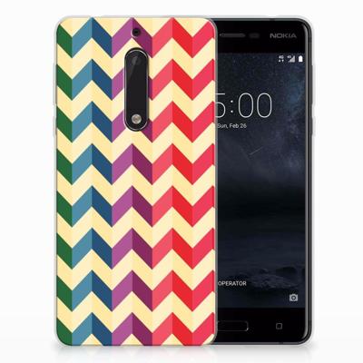 Nokia 5 | TPU bumper | Zigzag Multi Color Nokia 5 | TPU bumper | Zigzag Multi Color