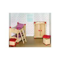 Goki poppenhuis meubeltjes kinderkamer - thumbnail