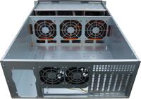 IPC 4U-4129-N - Rack-uitvoering - 4U - E-ATX - geen voeding - zwart - USB - thumbnail