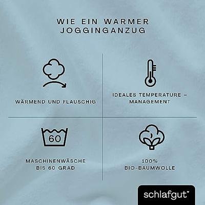 Schlafgut Schlafgut Soft Contact Jersey Flanel Hoeslaken L - 140x200 - 160x200 536 Blue Light
