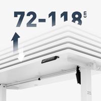 Elektrisch bureau Leader 7.3 White - thumbnail