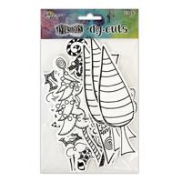 Ranger Ink Ranger • dylusions christmas die cuts me trees - thumbnail