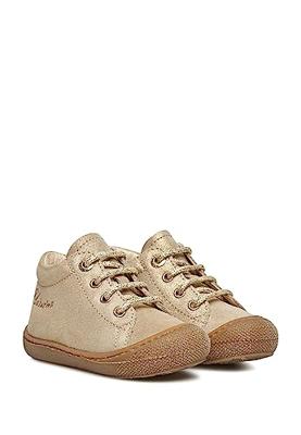 Laarsjes voor meisjesbaby's Cocoon NATURINO® eerste stapjes goud