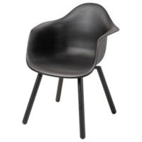 Tuinstoel Buiten Montreux Zwart-Zwart Lesli Living - thumbnail