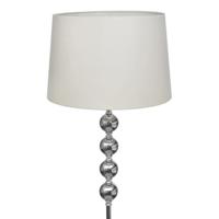 VidaXL Vloerlamp met hoog standaard en 4 ballen wit - thumbnail