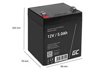 Green Cell AGM27 UPS-accu Sealed Lead Acid (VRLA) 12 V 5 Ah - thumbnail