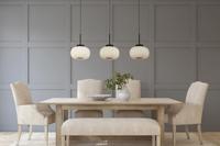 Searchlight Eetkamer hanglampLumina 3-lichts - 10271-3BK - thumbnail