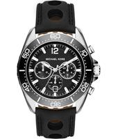 Horlogeband Michael Kors MK8419 Leder Zwart 24mm