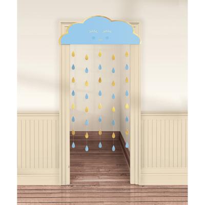 Deurdecoratie Geboorte Jongen Wolkje