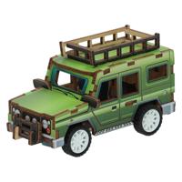 Lobbes Houten bouwpakket 3d safariwagen - thumbnail