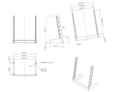 Wand patchkast Startech RK12OD